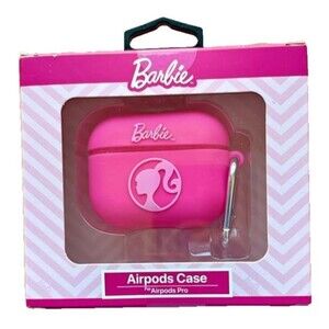 BARBIE AirPods Case For AirPods Pro ● NEW in Package ● Pink Logo ● Hanging Hook